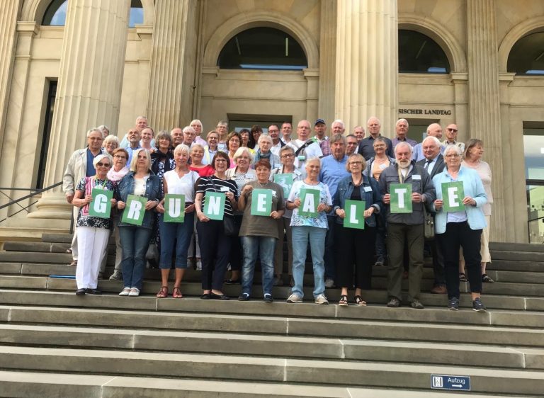 50 Buxtehuder Grüne Alte zu Gast im Hannoverschen Landtag