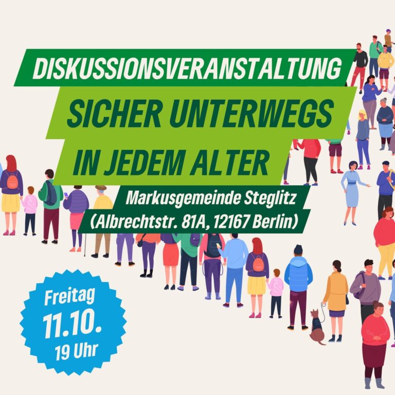 Diskussionsveranstaltung: Sicher unterwegs in jedem Alter